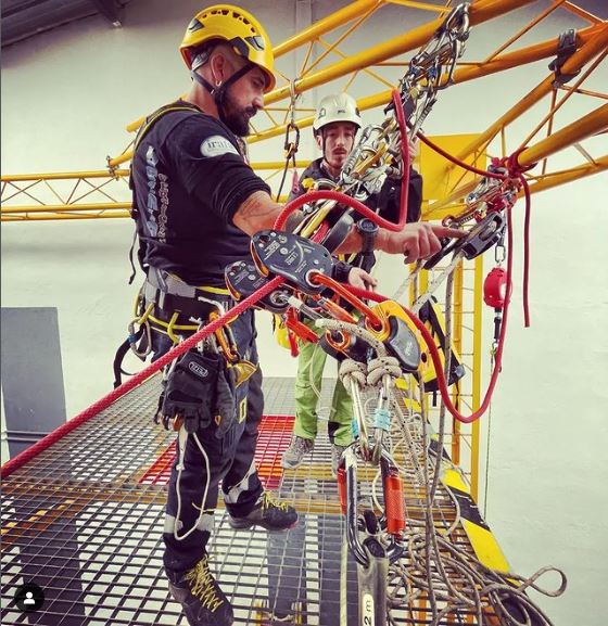 Equipos de trabajo en alturas